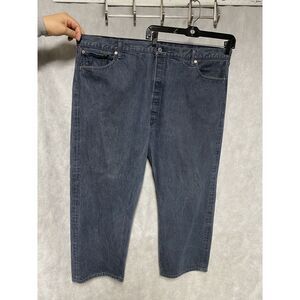 Levi's 501 XX Jeans Men Sz 46 X27.5 Blue Gray Button‎ Fly Denim Straight VTG Y2K